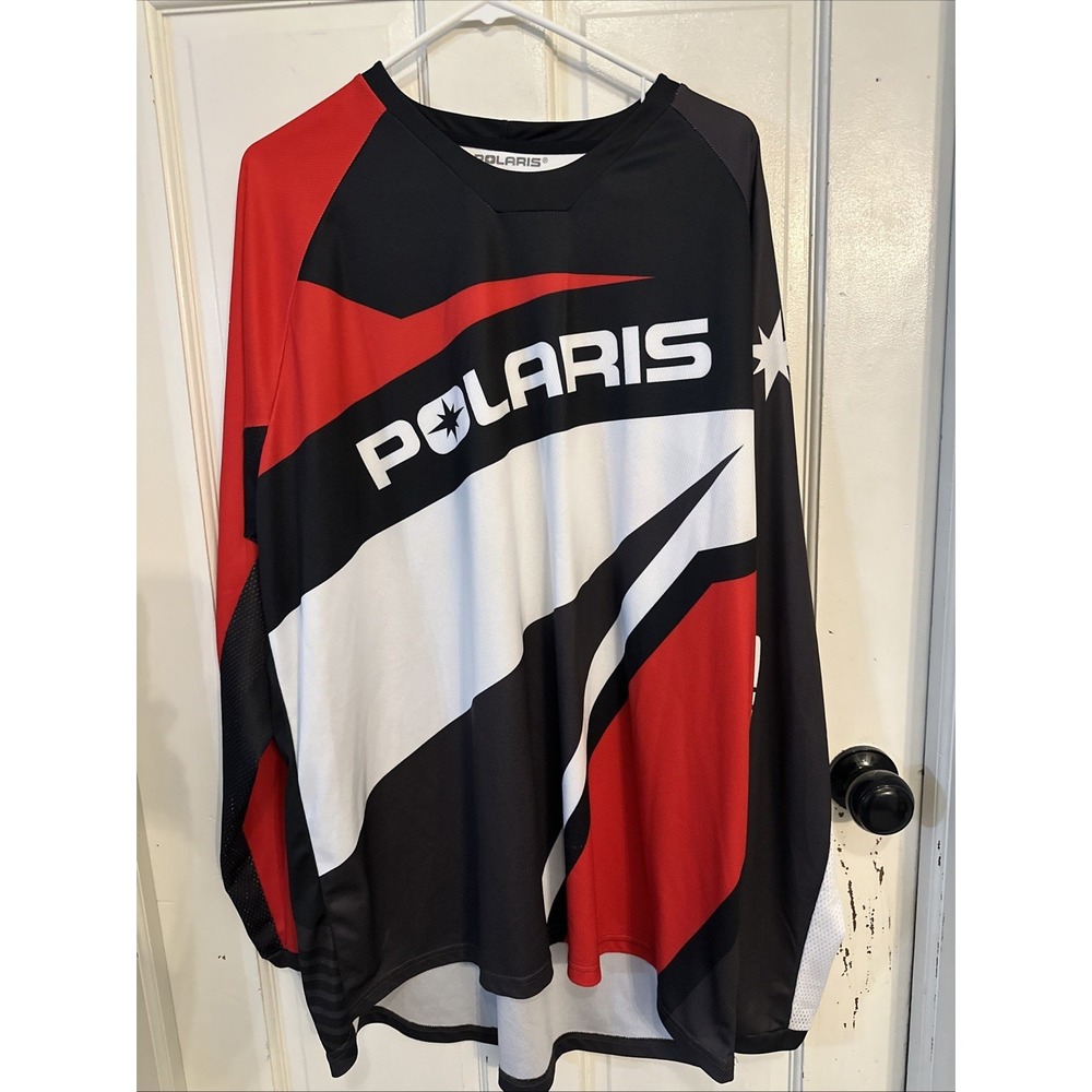 Polaris Off-Road Riding ORV Jersey - Red/Black Size 2XL Motocross ATV Racing